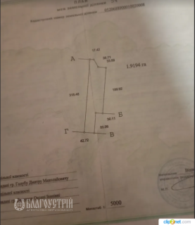 Земельна ділянка, X