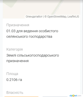 Земельна ділянка, X