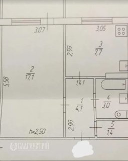 1-x квартира, Пирогова, 103а