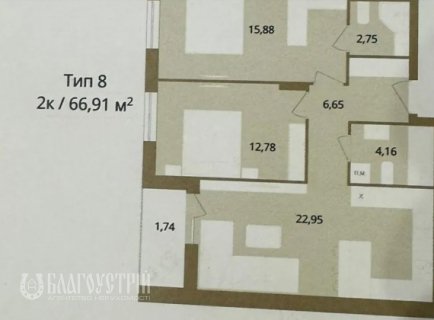 2-x квартира, Барське шосе, 1а